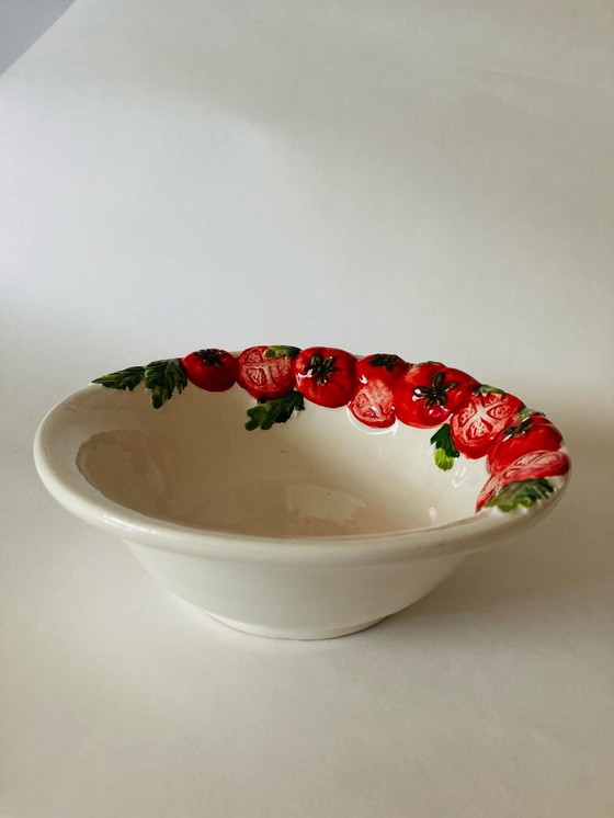 Image 1 of Vintage Ceramic Italian Tomato Bowl