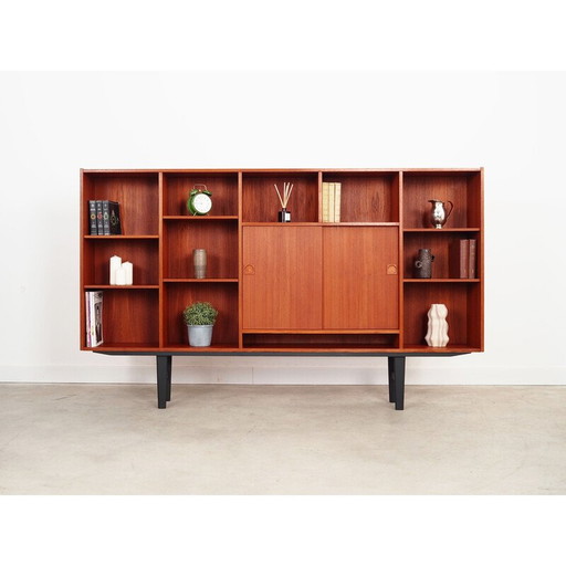 Teak bookcase, Danish design, 1970s, production: Farsø Møbelfabrik