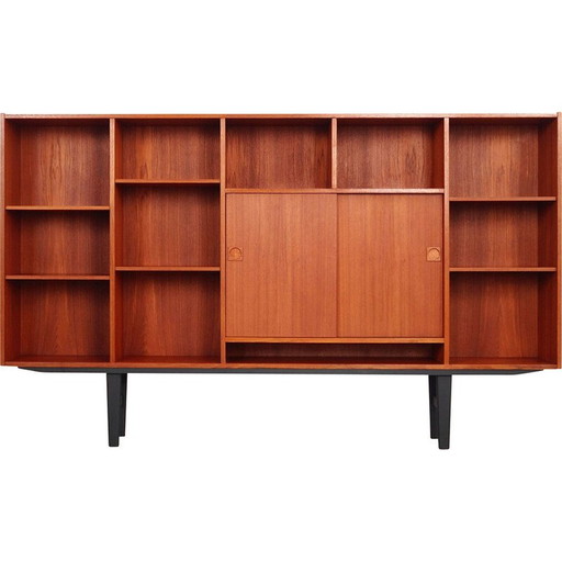 Teak bookcase, Danish design, 1970s, production: Farsø Møbelfabrik