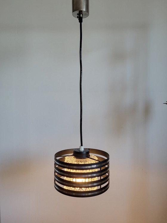 Image 1 of Vintage designer pendant lamp, Hillebrand, probably 1980s