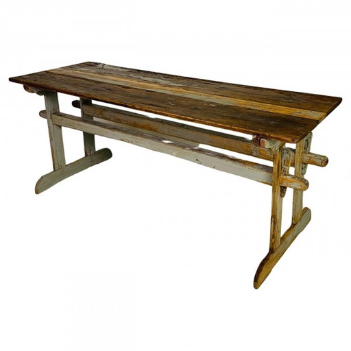 Removable dining table, 68 x 194 cm - 1930s