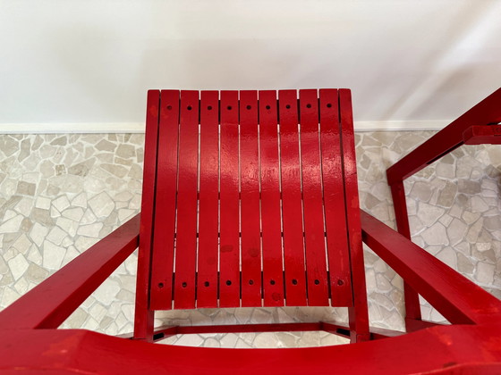 Image 1 of 4x Alberto Bazzani Folding Chairs By Aldo Jacob