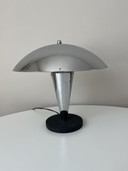 Vintage chrome mushroom lamp