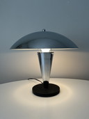 Vintage chrome mushroom lamp