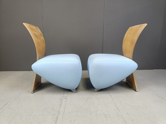 Image 1 of Pair Of Bobo Chairs By Dietmar Scharping For Dauphin