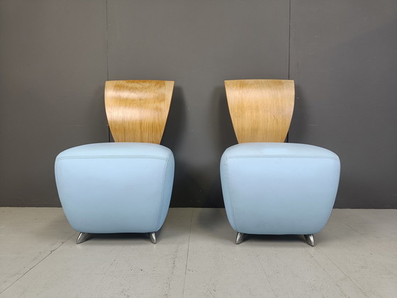 Image 1 of Pair Of Bobo Chairs By Dietmar Scharping For Dauphin