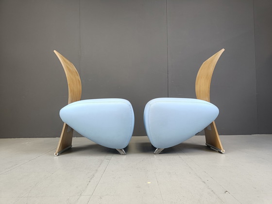 Image 1 of Pair Of Bobo Chairs By Dietmar Scharping For Dauphin