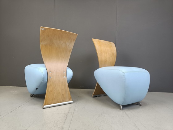 Image 1 of Pair Of Bobo Chairs By Dietmar Scharping For Dauphin