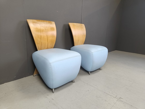 Image 1 of Pair Of Bobo Chairs By Dietmar Scharping For Dauphin