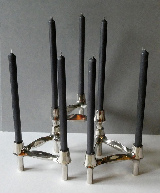 3x BMF, nail plug-in system candle holder