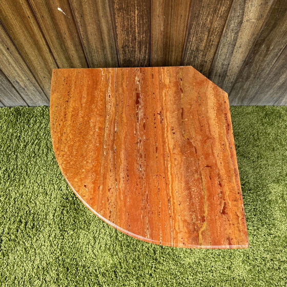 Image 1 of Red travertine - Coffee table