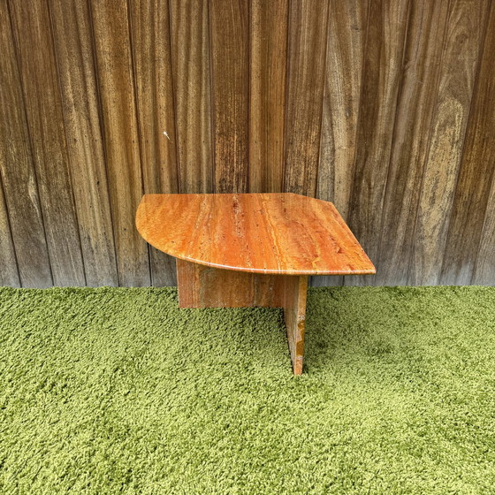 Image 1 of Red travertine - Coffee table