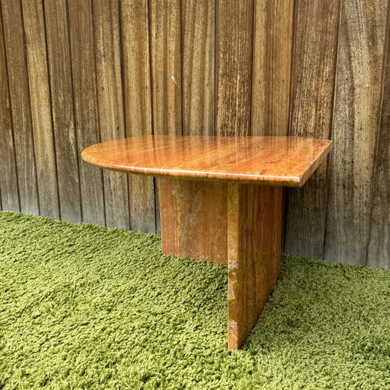 Image 1 of Red travertine - Coffee table