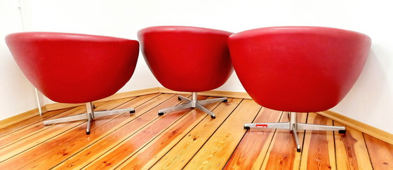 Image 1 of Swivel Chairs By Up Zavody Rousinov For Up Závody, Czechoslovakia, 1960S, Set Of 3