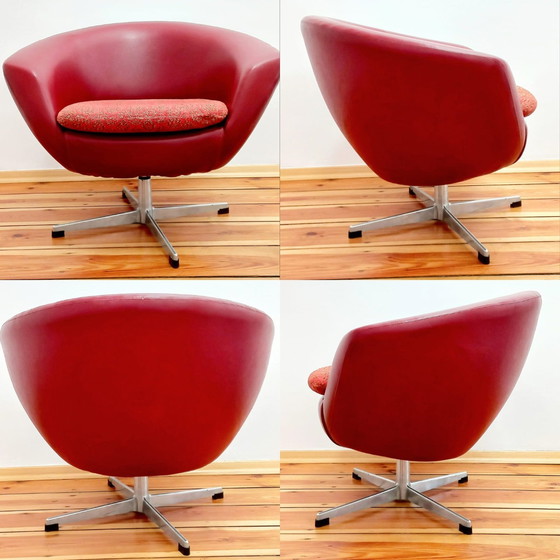 Image 1 of Swivel Chairs By Up Zavody Rousinov For Up Závody, Czechoslovakia, 1960S, Set Of 3