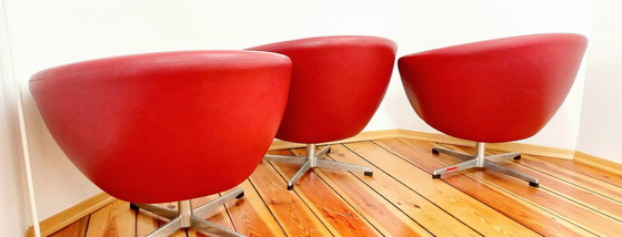 Image 1 of Swivel Chairs By Up Zavody Rousinov For Up Závody, Czechoslovakia, 1960S, Set Of 3