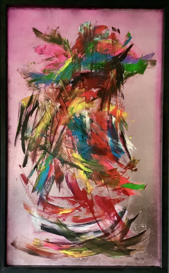 Image 1 of By Elles BB “Spinning” schilderij