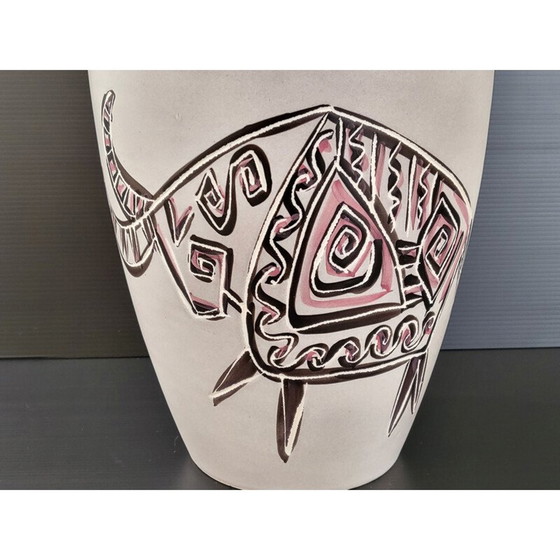Image 1 of Vintage Vallauris vase by Raymond Chastagnol