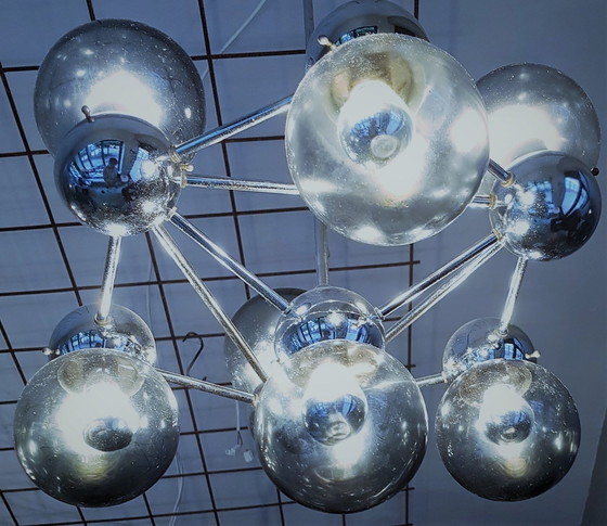 Image 1 of Italian Atomic Ceiling Lamp