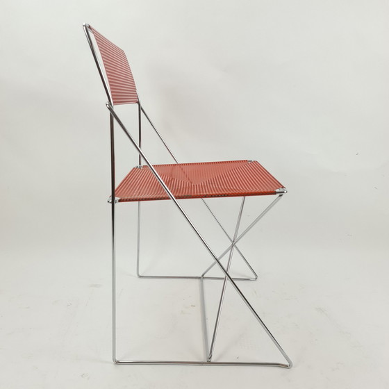 Image 1 of 4x Chaise Bent Krogh X-Line de Niels Jorgen Haugesen