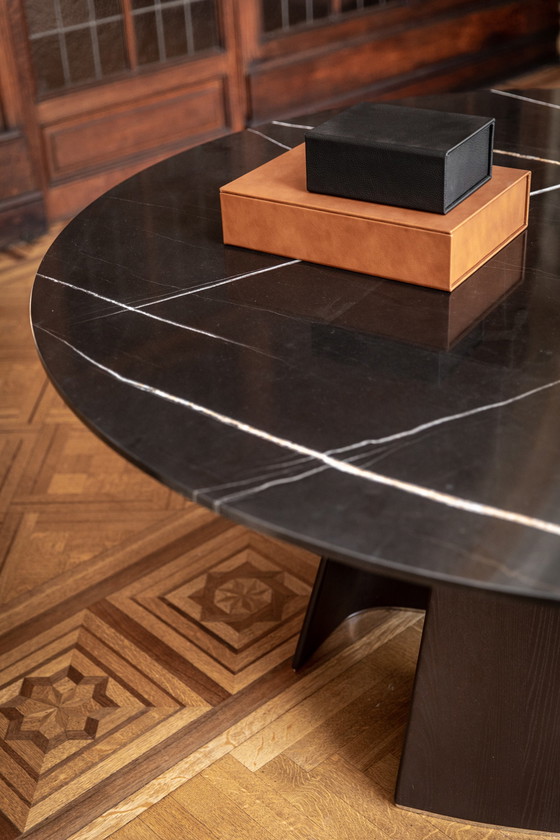 Image 1 of Spalli Story Marble & Solid Wood Table