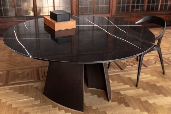 Image 1 of Spalli Story Marble & Solid Wood Table