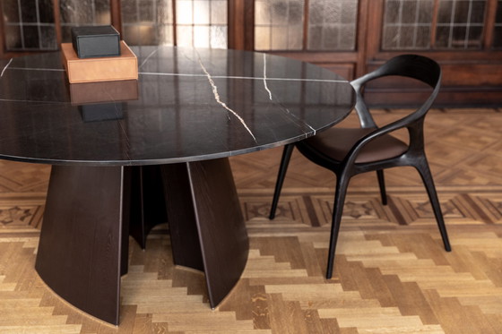 Image 1 of Spalli Story Marble & Solid Wood Table