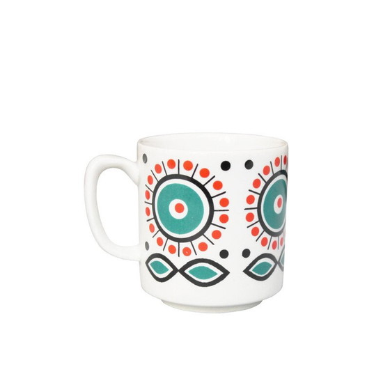 Image 1 of Vintage retro ceramic tea set, Czech 1960