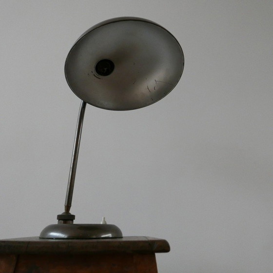 Image 1 of Vintage patinated brass table lamp, Germany 1930