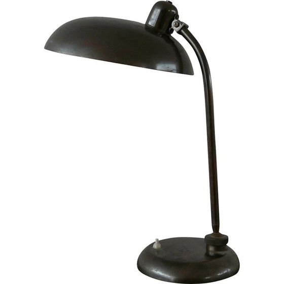 Image 1 of Vintage patinated brass table lamp, Germany 1930