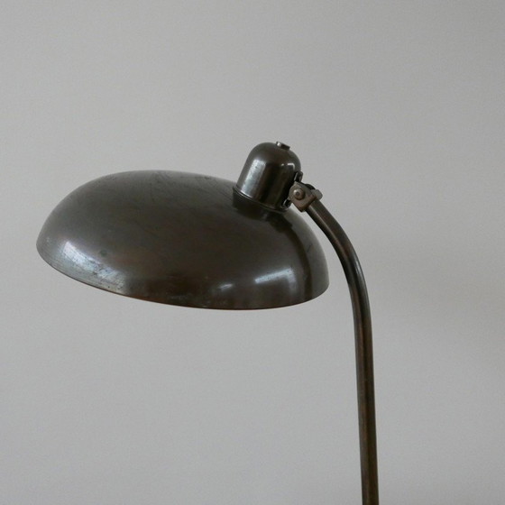 Image 1 of Vintage patinated brass table lamp, Germany 1930