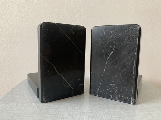 Image 1 of Art Deco marble bookends