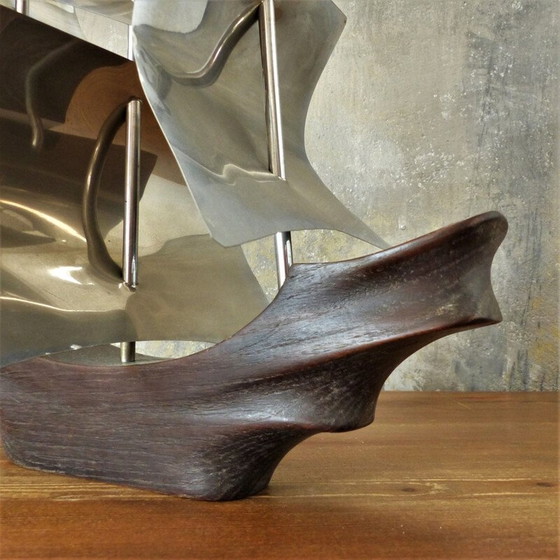 Image 1 of Scultura decorativa vintage in stile art déco a forma di barca, 1930
