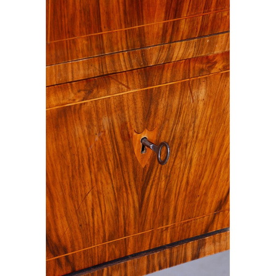 Image 1 of Vintage Biedermeier walnut desk, Czechoslovakia 1830
