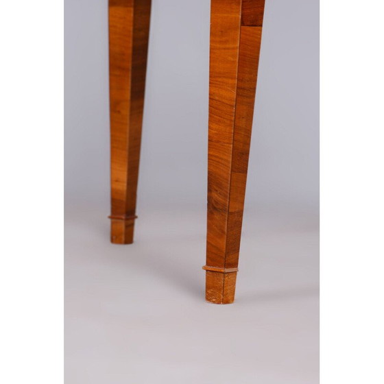 Image 1 of Vintage Biedermeier walnut desk, Czechoslovakia 1830