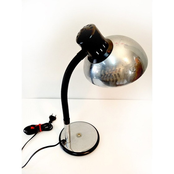 Image 1 of Lampada industriale vintage in cromo per Aluminor