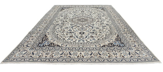 Image 1 of Original hand-knotted Persian carpet Nain 12 La 398 X 292 Cm