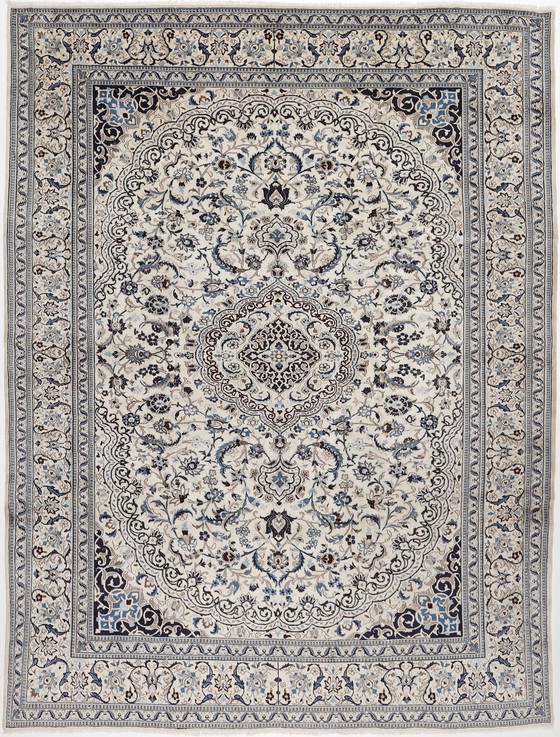 Image 1 of Original hand-knotted Persian carpet Nain 12 La 398 X 292 Cm