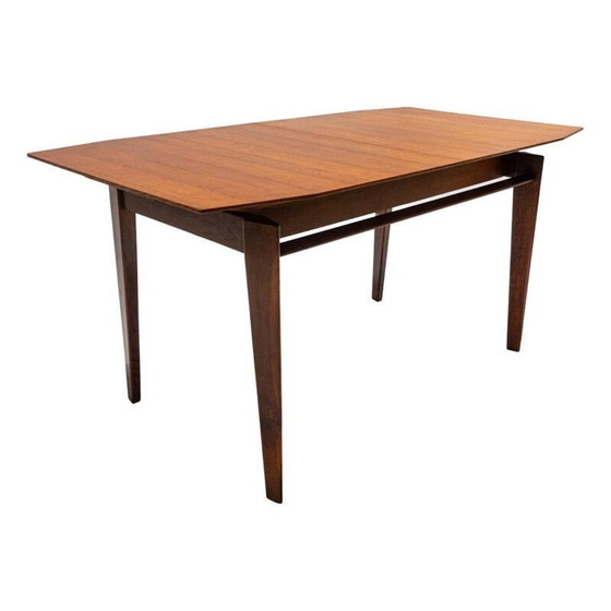 Image 1 of Mesa de comedor extensible de mediados de siglo de Vittorio Dassi, Italia, década de 1950