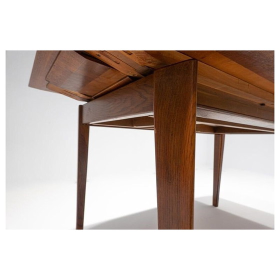 Image 1 of Mesa de comedor extensible de mediados de siglo de Vittorio Dassi, Italia, década de 1950