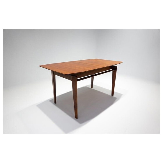 Image 1 of Mesa de comedor extensible de mediados de siglo de Vittorio Dassi, Italia, década de 1950