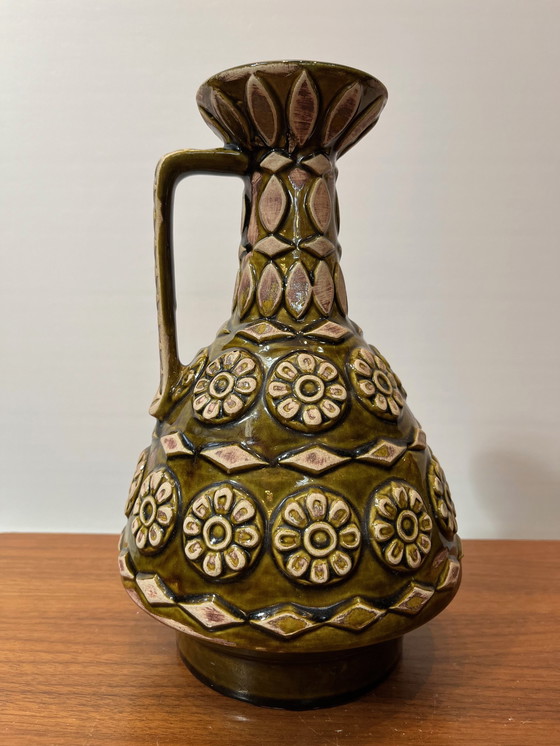 Image 1 of Bodo Mans For Bay Keramik Vase, 77-25, Germany, 1960S