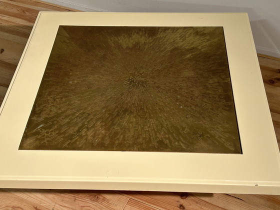 Image 1 of Maud Coffee Table Etched Brass