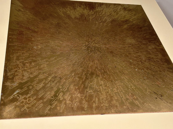 Image 1 of Maud Coffee Table Etched Brass