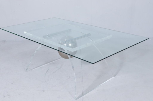 Coffee Table Coffee table, Plexiglas, France, 90s