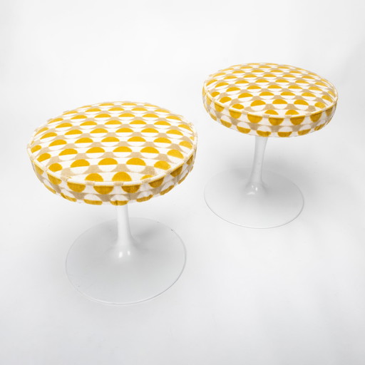 2X Knoll International Tulip Stools