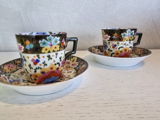 Image 1 of 10 Espresso Cups With 12 Dishes