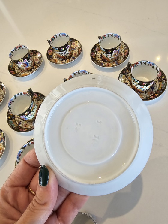 Image 1 of 10 Espresso Cups With 12 Dishes