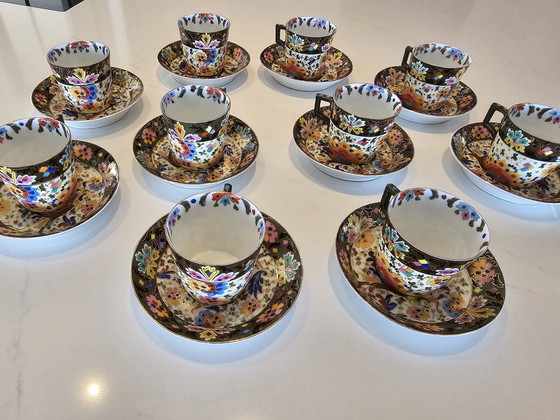 Image 1 of 10 Espresso Cups With 12 Dishes