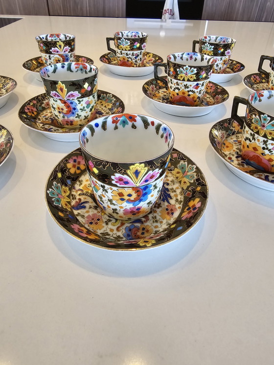 Image 1 of 10 Espresso Cups With 12 Dishes